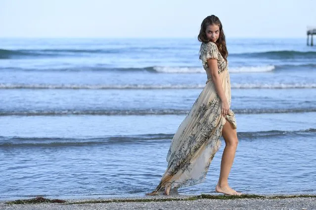 Model Barbara Palvin poses on the beach during the 73rd Venice Film Festival on August 30, 2016 in Venice, Italy. (Photo by Pascal Le Segretain/Getty Images)