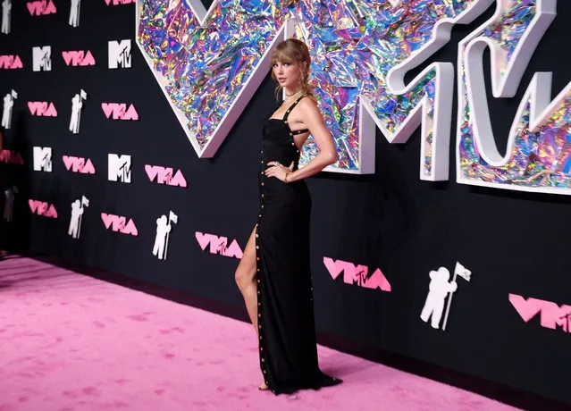 American singer-songwriter Taylor Swift attends the 2023 MTV Video Music Awards at the Prudential Center in Newark, New Jersey, U.S., September 12, 2023. (Photo by Andrew Kelly/Reuters)
