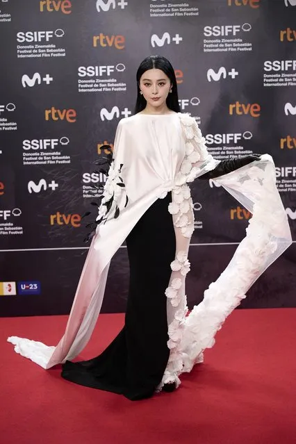 Chinese actress Fan Bingbing attends the opening ceremony during the 71st San Sebastian International Film Festival at the Kursaal Palace on September 22, 2023 in San Sebastian, Spain. (Photo by Carlos Alvarez/Getty Images)