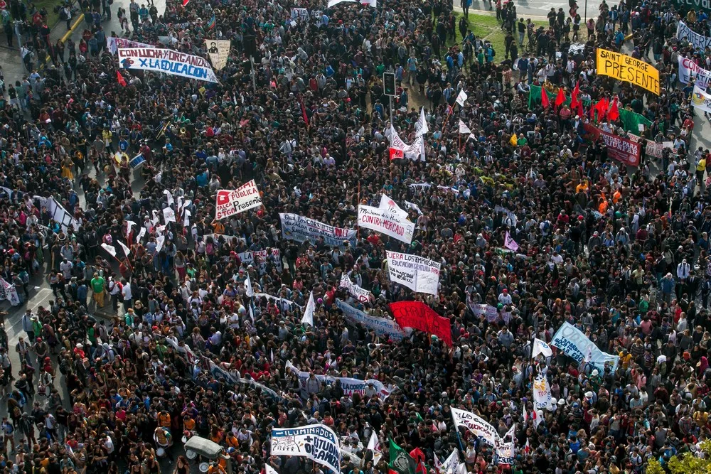 Mass Student Protest in Chile