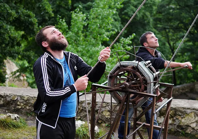 Katskhi Pillar In Georgia