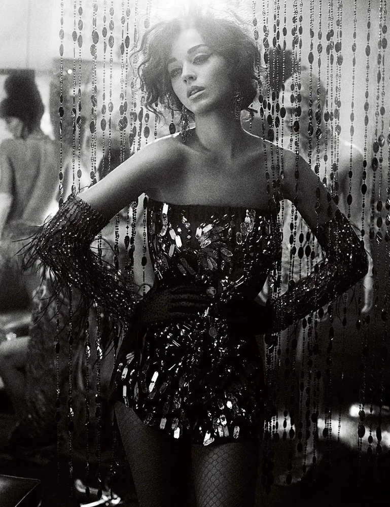 Katy Perry as Icon of Hollywood Glamour Elizabeth Taylor by Mikael Jansson