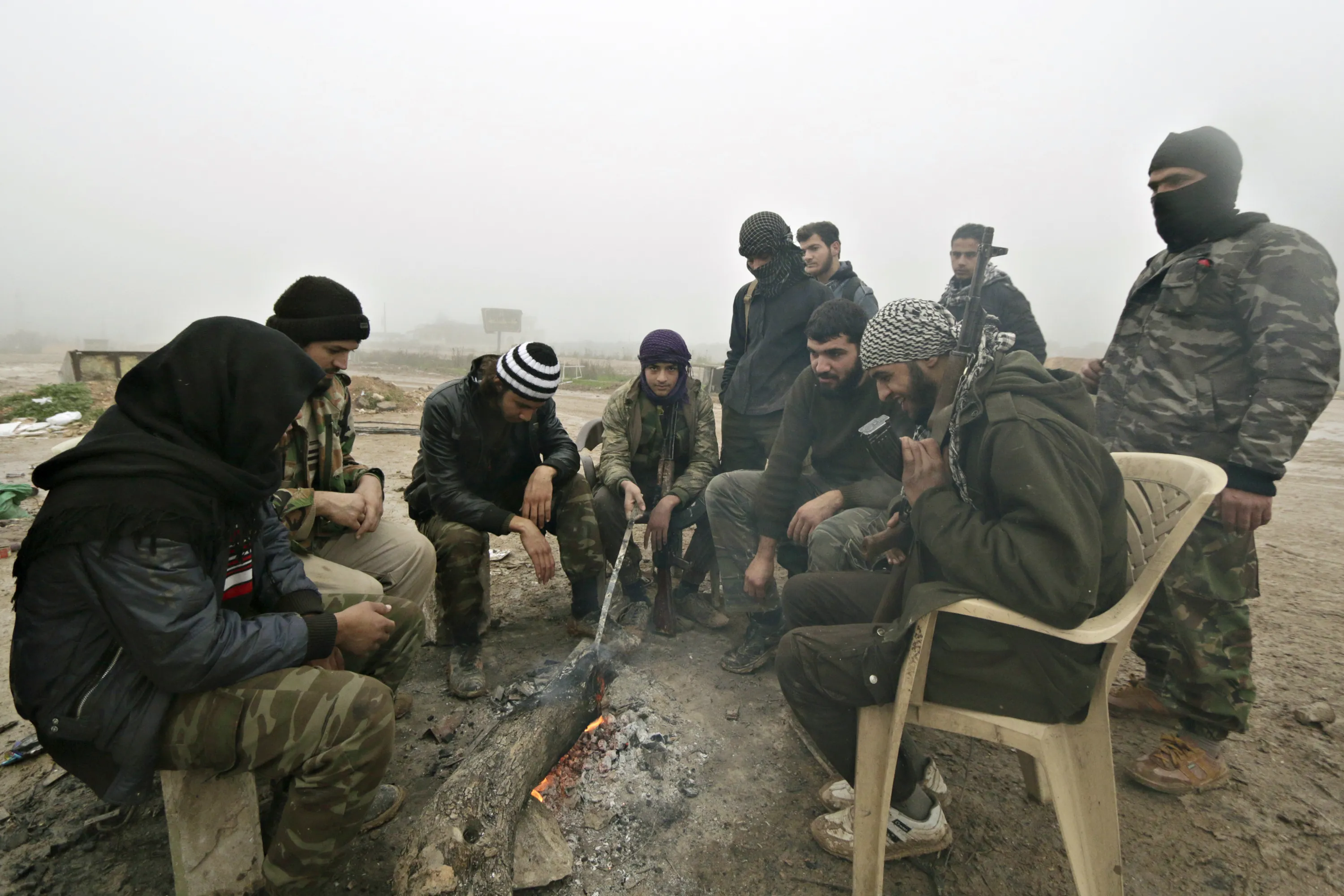 Видео со стороны террористов. Ахрар Аль Шам. Чеченские боевики в Сирии.