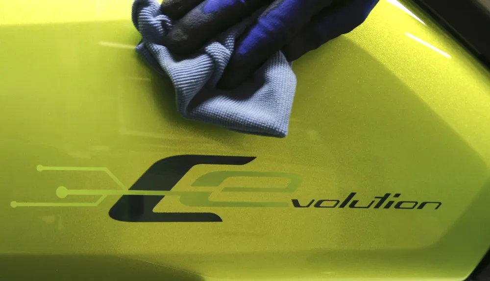 A BMW C Evolution Electric Maxi-Scooter