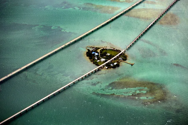 Florida Keys – some of them are connected by a network of highways and bridges, spanning 7 miles. (Photo by Jassen Todorov/Caters News)