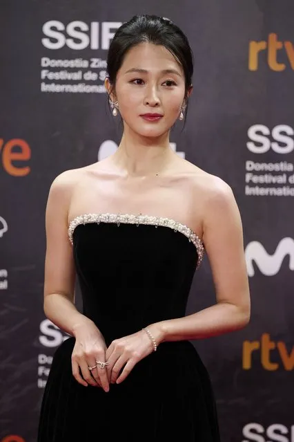 Actress Xingchen Lyu attends the opening ceremony during the 71st San Sebastian International Film Festival at the Kursaal Palace on September 22, 2023 in San Sebastian, Spain. (Photo by Carlos Alvarez/Getty Images)