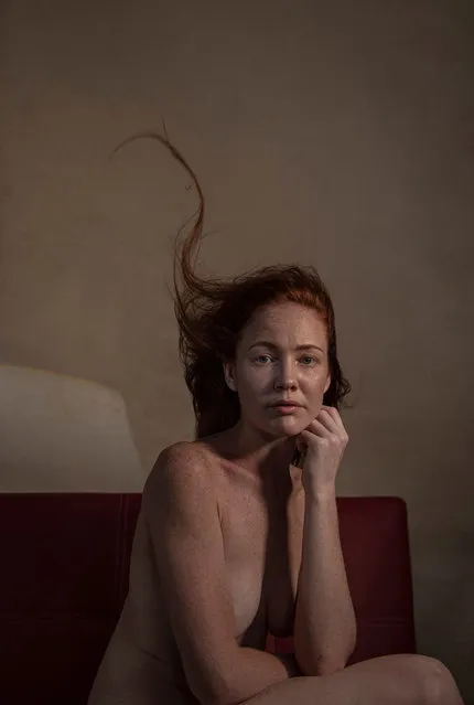 “Bonn Mariee: Asking the Question”. Bonn Mariee – born just over a couple of decades ago with an innate curiosity, red hair and freckles. (Photo by Brian Cassey/International Portrait Photographer of the Year)