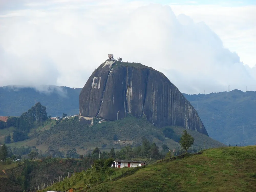 Guatape Rock in Colombia