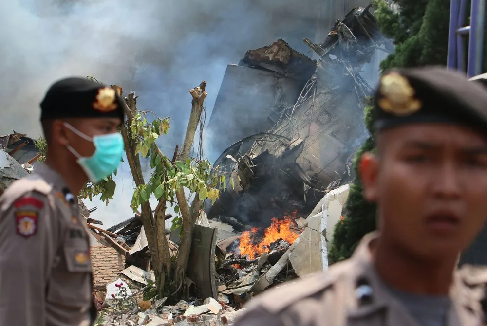 Hercules Crashes in Indonesia