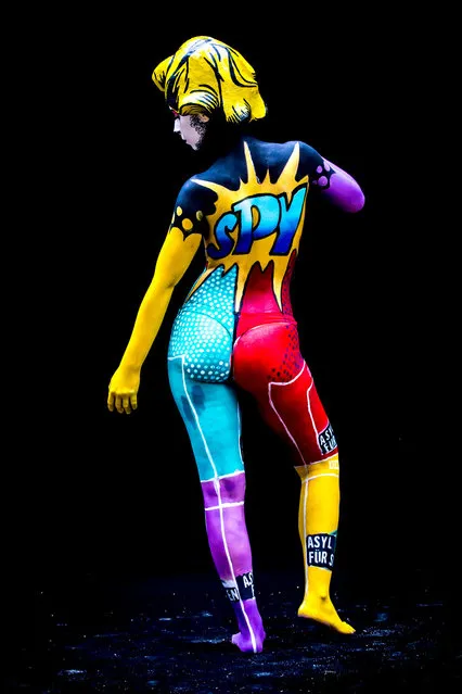 World Bodypainting Festival 2014. Photographed July 4th in Poertschach am Woerthersee, Austria. (Photo by Jan Hetfleisch/Getty Images)