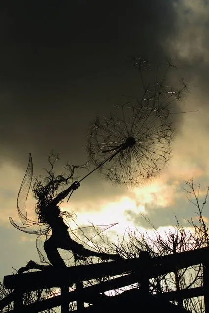 Fantasy Wire Fairies Sculptures By Robin Wight