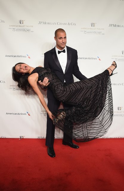 Nigel Barker and Cristen Barker attend the American Ballet 75th Anniversary Fall Gala at David H. Koch Theater at Lincoln Center on October 21, 2015 in New York City. (Photo by Jamie McCarthy/Getty Images)