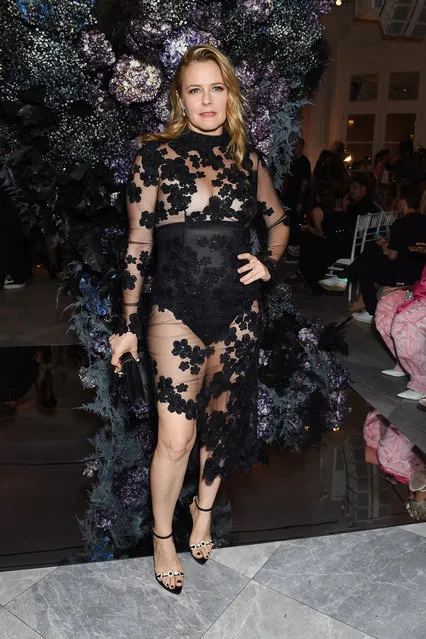 American actress Alicia Silverstone at the Christian Siriano Spring 2024 Ready To Wear Fashion Show at the Pierre Hotel on September 8, 2023 in New York, New York. (Photo by Gilbert Flores/WWD via Getty Images)