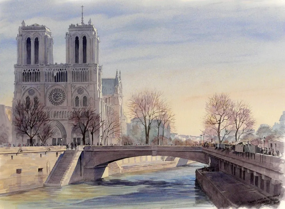 Watercolor Paintings by Thierry Duval