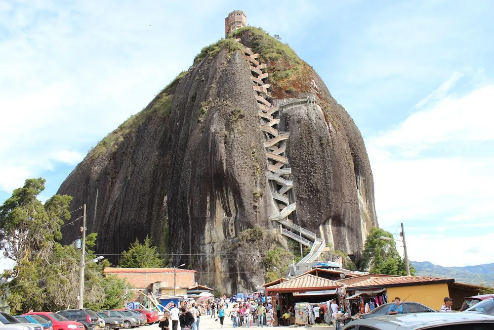 Guatape Rock in Colombia