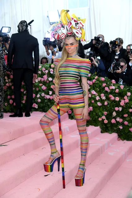 Cara Delevingne attends The 2019 Met Gala Celebrating Camp: Notes on Fashion at Metropolitan Museum of Art on May 06, 2019 in New York City. (Photo by Karwai Tang/WireImage)