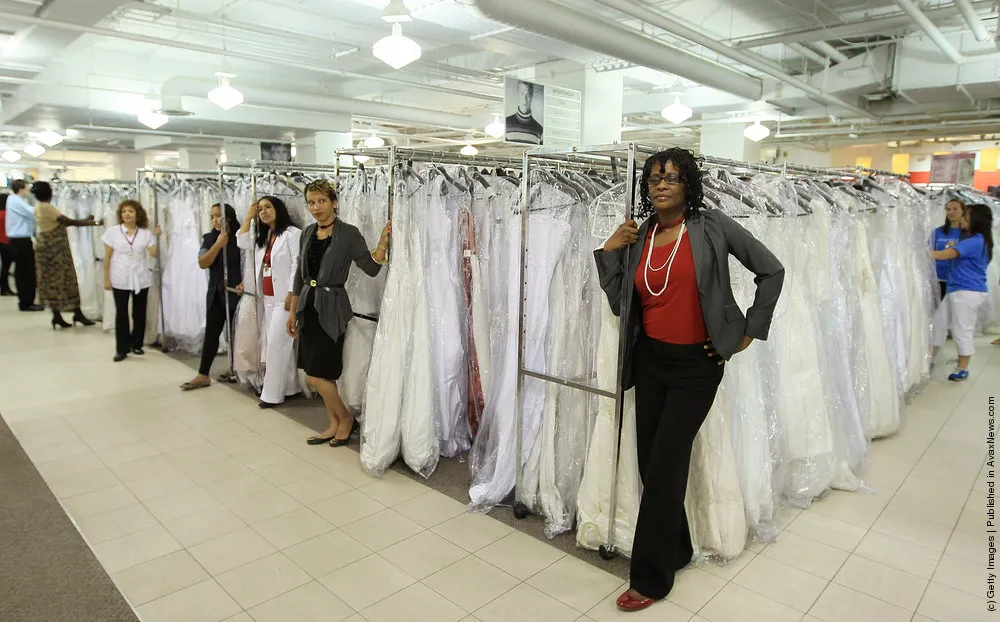 Bargain Wedding Dresses Inspire Running Of The Brides