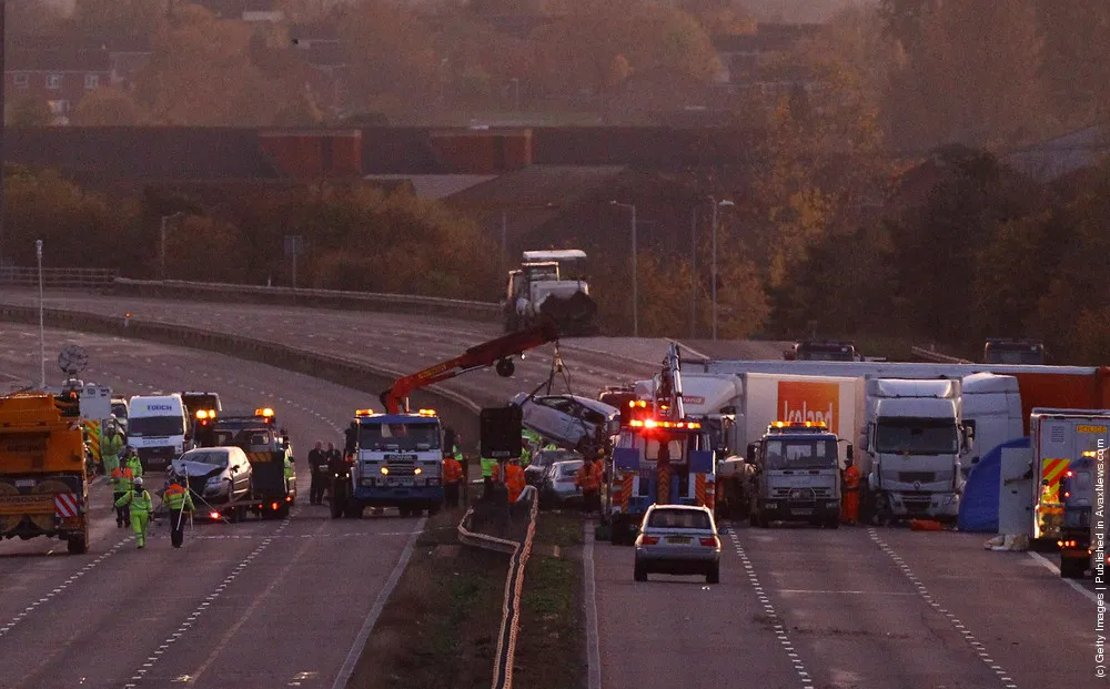 Multiple Fatalities Feared In M5 27-Vehicle Pile-Up