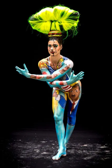 World Bodypainting Festival 2014. Photographed July 4th in Poertschach am Woerthersee, Austria. (Photo by Jan Hetfleisch/Getty Images)