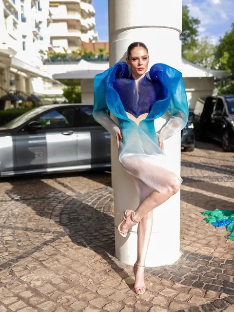 Canadian fashion model Coco Rocha is seen at the Martinez Hotel during the 75th annual Cannes film festival on May 23, 2022 in Cannes, France. (Photo by Arnold Jerocki/GC Images)
