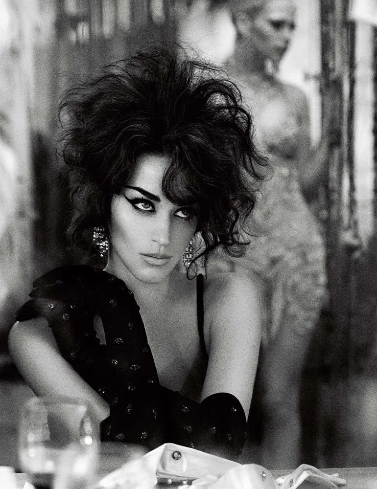 Katy Perry as Icon of Hollywood Glamour Elizabeth Taylor by Mikael Jansson