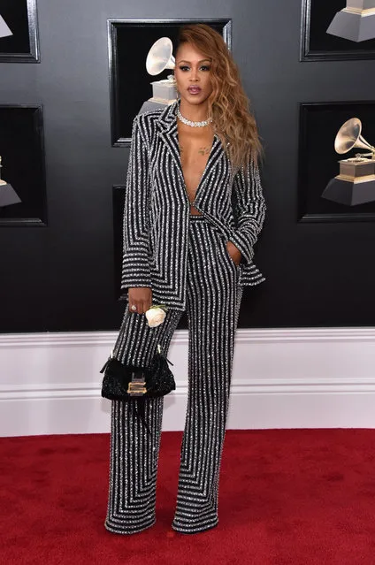 Recording artist Eve attends the 60th Annual GRAMMY Awards at Madison Square Garden on January 28, 2018 in New York City. (Photo by John Shearer/Getty Images)