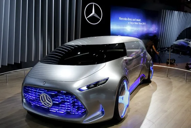 Mercedes-Benz Vision Tokyo concept car is on display at the 44th Tokyo Motor Show in Tokyo, Japan, October 28, 2015. (Photo by Toru Hanai/Reuters)