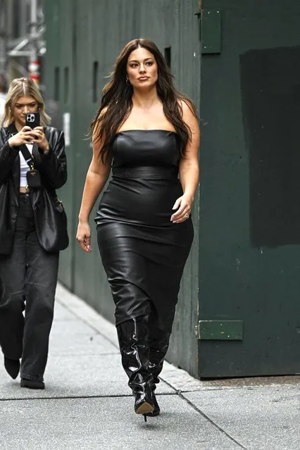 American plus-sized model and television presenter Ashley Graham is seen on September 10, 2023 in New York City. (Photo by Daniel Zuchnik/GC Images)