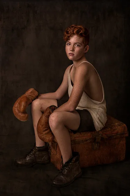 “The Boxer”. Nancy Flammea has won third prize for this shot in the portrait story category. (Photo by Nancy Flammea/International Portrait Photographer of the Year)