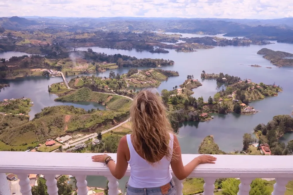 Guatape Rock in Colombia