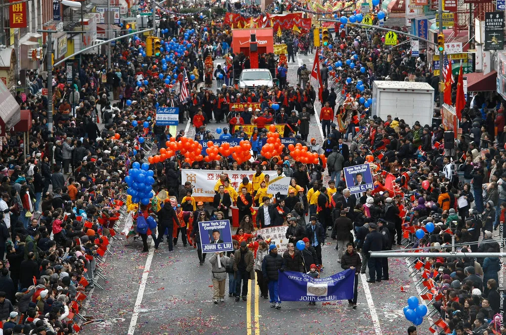 New York's Chinatown Holds Chinese New Years Parade