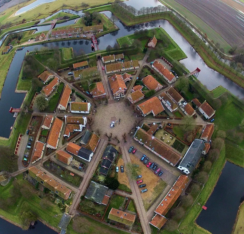 Fort Bourtange In Netherlands