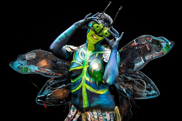 World Bodypainting Festival 2014. Photographed July 4th in Poertschach am Woerthersee, Austria. (Photo by Jan Hetfleisch/Getty Images)