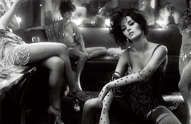 Katy Perry as icon of Hollywood glamour Elizabeth Taylor by Mikael Jansson