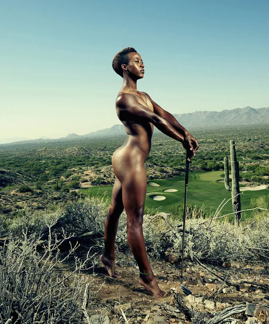 Sadena Parks. (Photo by Peter Hapak for ESPN The Magazine Body Issue)