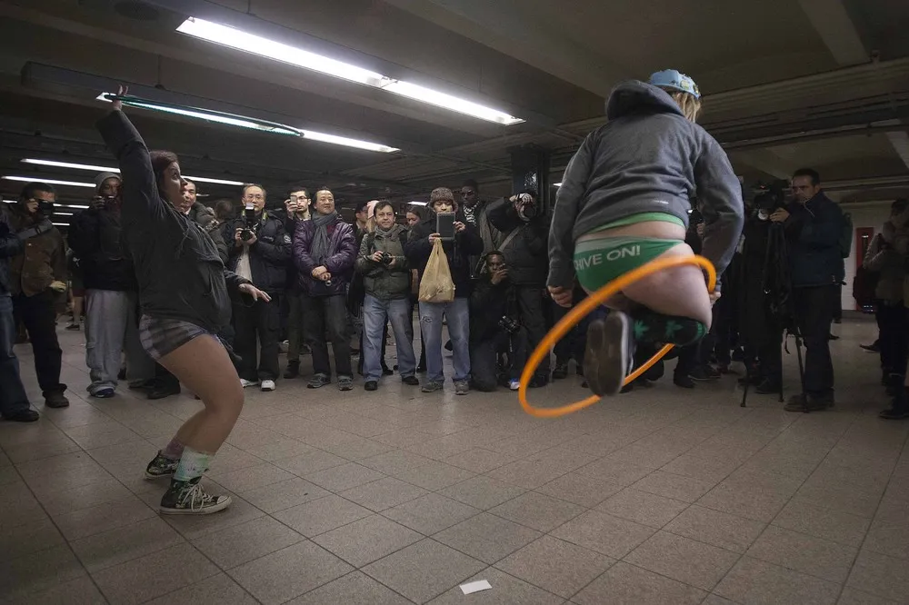 No Pants Subway Ride 2015, Part 2/2