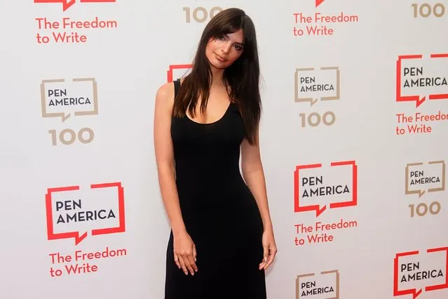 American model Emily Ratajkowski attends the 2023 PEN America Literary Gala Thursday, May 18, 2023, in New York. (Photo by Frank Franklin II/AP Photo)