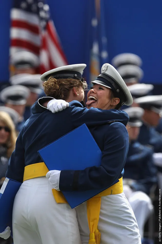 Cadets Celebrate At Air Force Academy Graduation