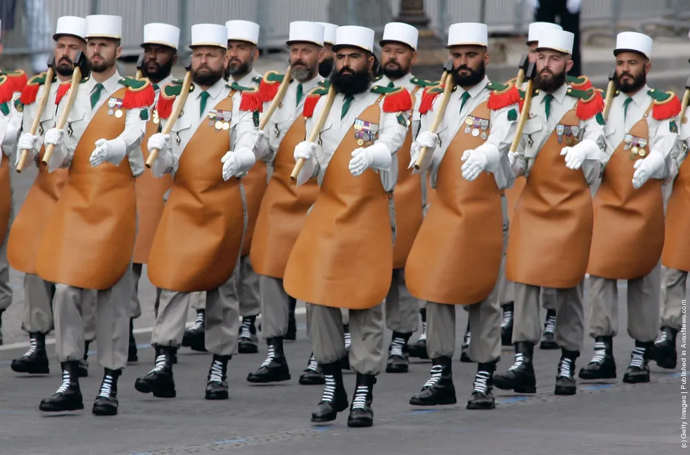 France National Day Official Ceremonies on Champs Elysees