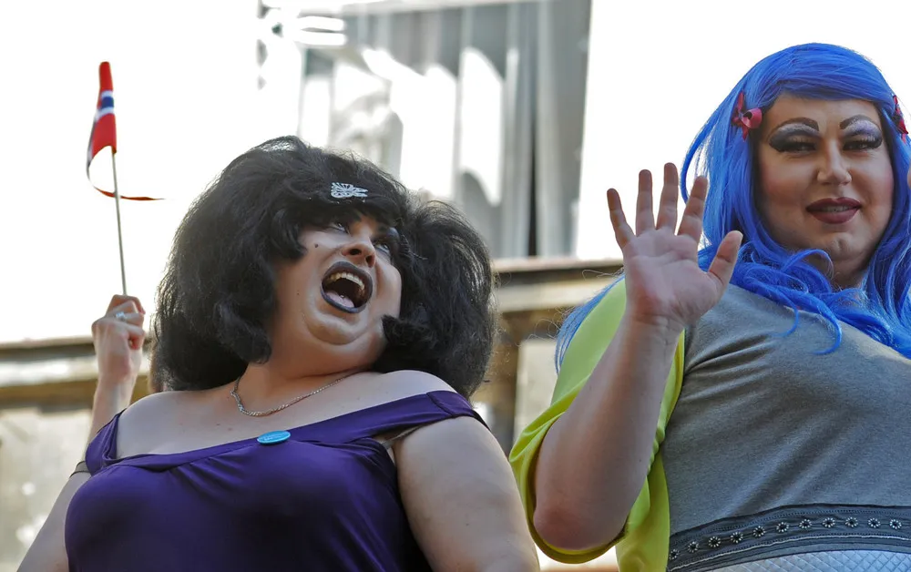 Gay Parade In Warsaw, Poland