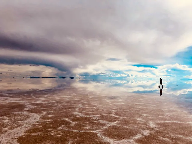 Third place – travel. “Walk your Way”. Location: Salar de Uyuni, Bolivia. Shot on iPhone X. (Photo by Karolina Alama Maruta/Courtesy of the artist and IPPAWARDS)