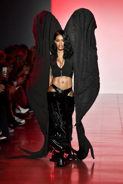 Teyana Taylor walks the runway for Namilia during New York Fashion Week: The Shows at Gallery II at Spring Studios on September 11, 2018 in New York City. (Photo by Frazer Harrison/Getty Images)