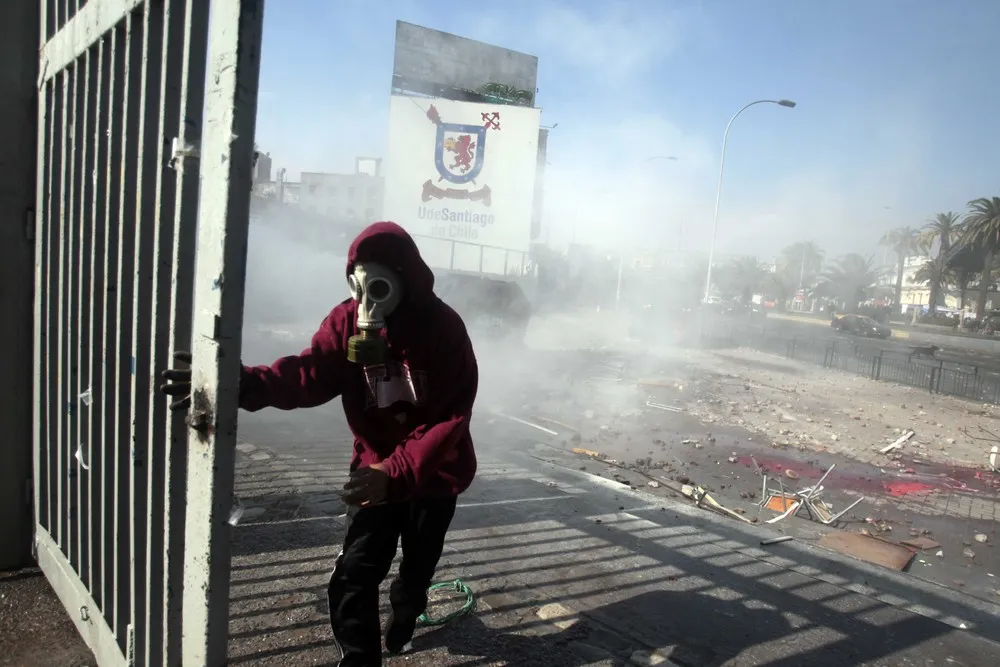 Mass Student Protest in Chile