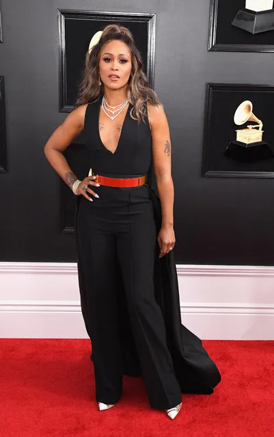 Rapper Eve attends the 61st Annual GRAMMY Awards at Staples Center on February 10, 2019 in Los Angeles, California. (Photo by Steve Granitz/WireImage)