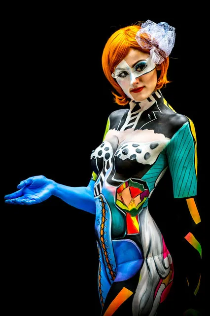 World Bodypainting Festival 2014. Photographed July 4th in Poertschach am Woerthersee, Austria. (Photo by Jan Hetfleisch/Getty Images)