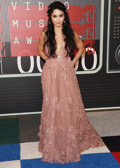 Actress Vanessa Hudgens attends the 2015 MTV Video Music Awards at Microsoft Theater on August 30, 2015 in Los Angeles, California. (Photo by Jason Merritt/Getty Images)