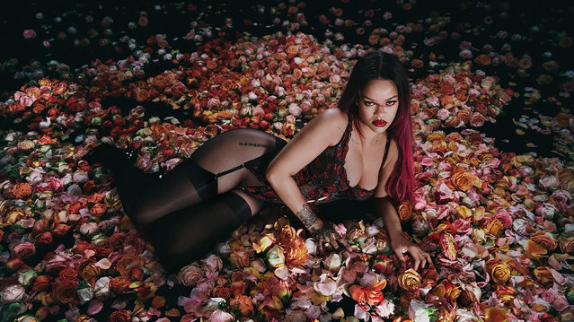 Barbadian singer and businesswoman Rihanna in the last decade of January 2025 gears up for Valentine’s Day with a new lingerie collection from her Savage X Fenty brand. (Photo by Rihanna/Instagram)