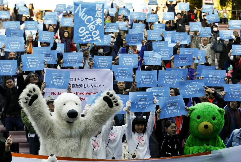 1,000 March in Tokyo Calling for Anti-global Warming Actions