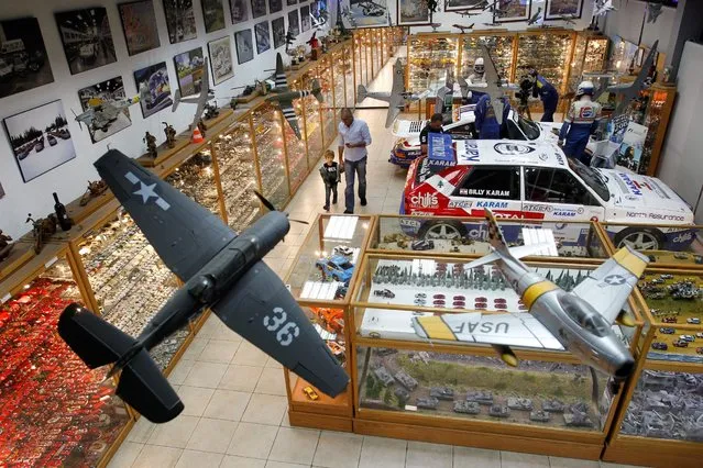 A general view shows Nabil Karam's largest collection of model cars and dioramas inside his museum in Zouk Mosbeh, north of Beirut, Lebanon November 16, 2016. (Photo by Aziz Taher/Reuters)