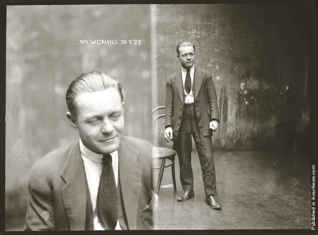 Mug shot of William Cahill, 30 July 1923, Central Police Station, Sydney. Details unknown